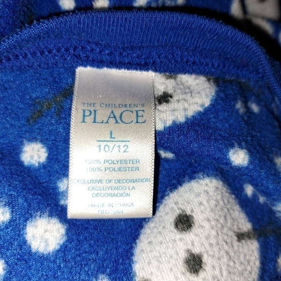 The children's place 2 piece night suit size large 10/12 5/$25 - Picture 4 of 7